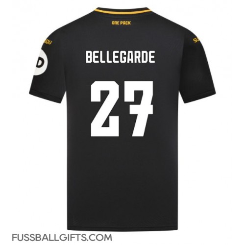 Wolves Jean-Ricner Bellegarde #27 Fußballbekleidung Auswärtstrikot 2024-25 Kurzarm